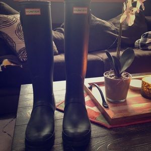Hunter Original Black Rain Boots